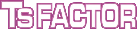 TS Factor logo – Glamour and hardcore trans porn brand